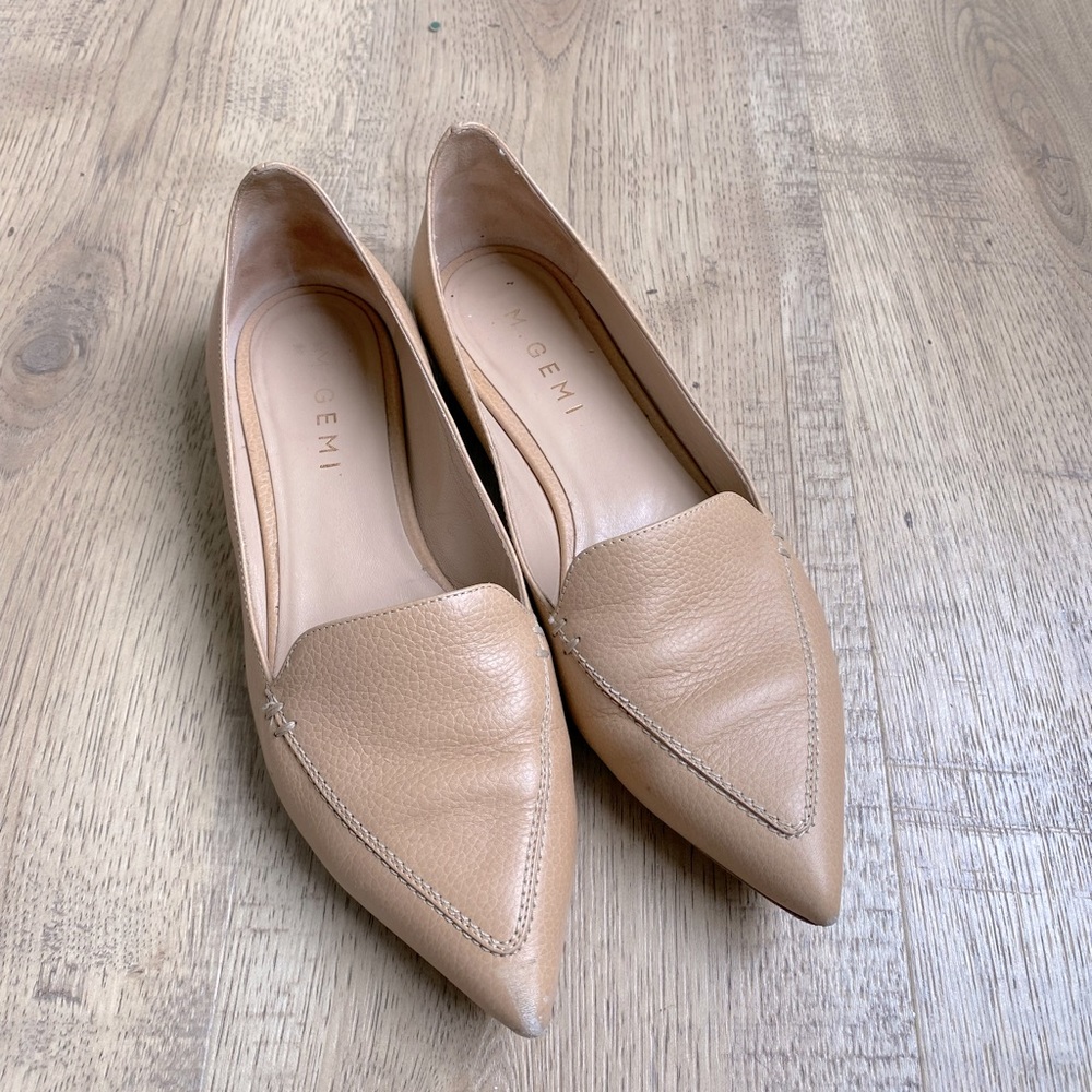 M.GEMI beige flat size 37